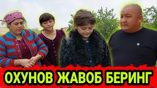 ОТВЕТ ХАРОБАДА ЯШАЁТГАН ОИЛА УЙИГА ОХУНОВ ТВ НЕГА КЕЛМАДИ...