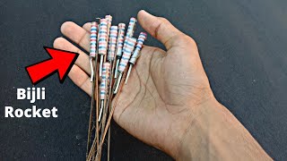 How To Make Bijli Rocket || Bijli Bomb Se Rocket Kaise Banaye || Bijli Pataka Se Rocket Banaye ||