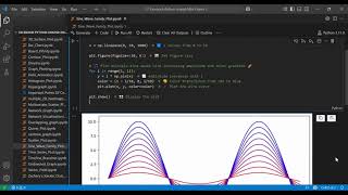 Rainbow Sine Waves in Python! 🌈📈 | Matplotlib Tutorial