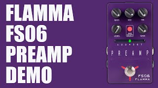 Flamma - FS06 Preamp - Demo (Digital Preamp and Cab Simulator)