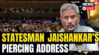 EAM S Jaishankar LIVE | S Jaishankar Speech LIVE At UNGA | Jaishankar News LIVE Updates | N18L