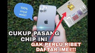 HP DARI LUAR NEGERI CUKUP PASANG CHIP SEPERTI INI!!GAK PERLU RIBET DAFTAR IMEI!!