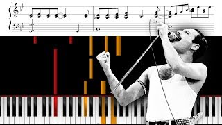 Queen - Bohemian Rhapsody - Piano Tutorial & Sheets