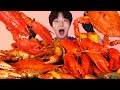 MUKBNAGㅣ매콤한 미국식 해물찜(랍스터,꽃게,새우,전복)리얼사운드 먹방!🦀Spicy Seafood Boil Eat Korean ASMR 후니 Hoony Eatingsound