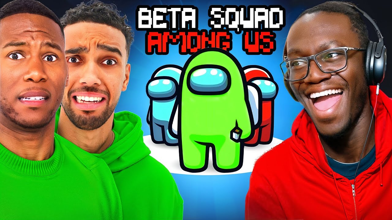 Beta Squad Play Among Us Ft Deji Youtube