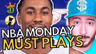 NBA DFS Monday 11/25 (DraftKings Underdog Prizepicks MUST PLAYS) | NBA DFS Picks + NBA Props