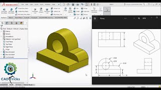 Solidworks Tutorial for beginners Exercise 55