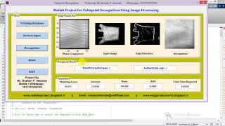 Palmprint Recognition Using Image Processing Matlab Project