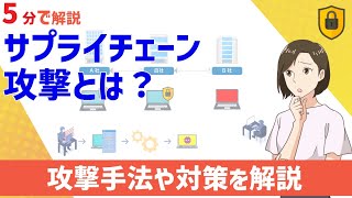 【初心者向け】サプライチェーン攻撃とは？攻撃手法や対策も解説