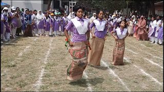 ছাত্রীদের বস্তা দৌড়, আজিমপুর গভঃ গার্লস স্কুল এন্ড কলেজ, ঢাকা