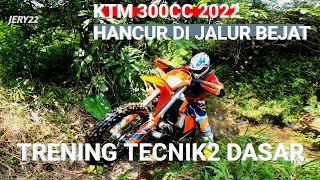 TRENING TRABAS JALUR BATU TECNIKAL. KTM 2022 lgsung lecet di jalur bejat ini