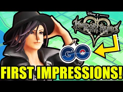 IT'S EXACTLY LIKE POKEMON GO! Kingdom Hearts Missing Link Beta First Impressions!