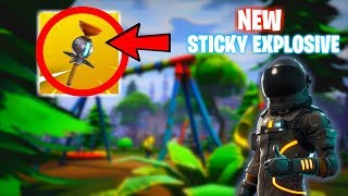 clinger grenade item gameplay ps4 pro fortnite livestream - fortnite clinger
