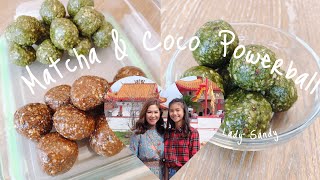 เข้าครัวกับแม่ | How to make Matcha \u0026 Coco Powerballs