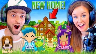 Ali + Clare BUILD a NEW HOME! (Staxel #1)