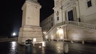 Piazza di Spagna in Roma Midnight Jan.2025　スペイン広場