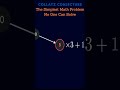 The simplest maths problem no one can solve - Collatz Conjecture #shorts  #mathfun #subscribe