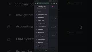 OneSync All In One ERP Mobile Demo