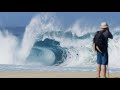 Scoring a sandbar down from Pipe | John John during Winter 2017