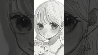 グリザイユ画法 clipStudiopaint illustration イラストメイキング 創作女子