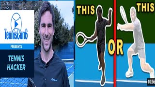 Early forehand preparation tennis lesson with the Tennis Hacker