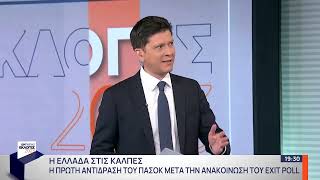 Η Ελλάδα στις κάλπες:Οι πρώτες αντιδράσεις των κομμάτων μετά την ανακοίνωση του Exit poll |21/5 |ΕΡΤ