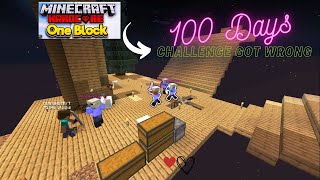 100 Days In One Block Hardcore Minecraft | Hindi | World most dangerous challenge