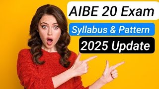 AIBE 20 Exam Syllabus \u0026 Pattern | AIBE 2025 Update | #aibe  #syllabus