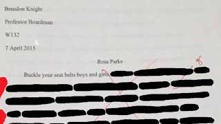 Rosa parks essay introduction