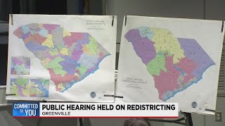 Officials held a public hearing on Monday to discuss redistricting in South Carolina