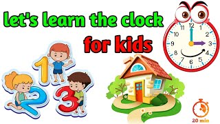 let's learn the clock | for kids | laddu mama