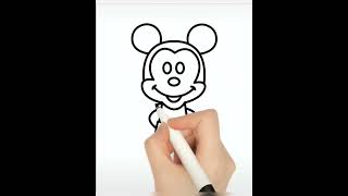 How To Draw Mickey Mouse | #howtodraw #drawing #viralpainting
