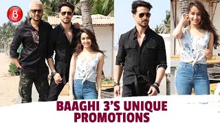 Tiger Shroff-Shraddha Kapoor-Riteish Deshmukh's UNIQUE Promotions For Baaghi 3