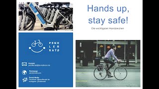 Hands Up, Stay Safe - Die wichtigsten Handzeichen für Radfahrer