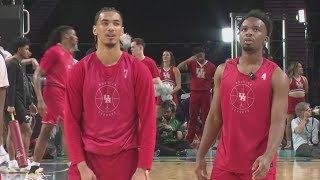 Houston gets open practice in before Final Four matchup against Duke