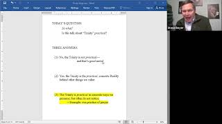 Feb 23, 2023 WPC TM3 - Dr. Steven Boyer - Doctrine of the Trinity