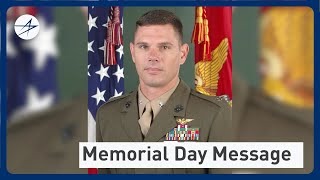 Memorial Day Message from Marine Corps Veteran