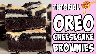 How to make a Oreo Cheesecake Brownie! tutorial #Shorts