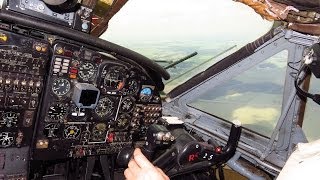 Ruby Star An-12BK Cockpit - Engine Start-up \u0026 Departure Rwy 31 from Minsk-2 National (MSQ), Belarus