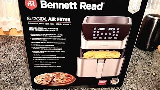 Review: Unboxing my new Bennett Read 8L Digital Air Fryer. Cook With Me. Airfryer Recipes. @komkyk