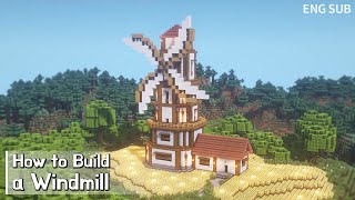 Minecraft: How To Build a Windmill Tutorial (Building Tutorial) (#2) | 마인크래프트 건축, 집 짓기, 풍차