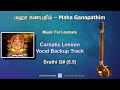 Maha Ganapathim Vocal Lesson