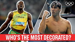 10 most medalled male athletes at the Summer Olympic Games!