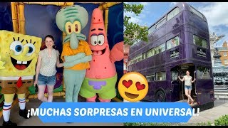 ¡TARDE EN UNIVERSAL! / SORPRESAS EN HARRY POTTER Y PROBANDO LA KRUSTY BURGER