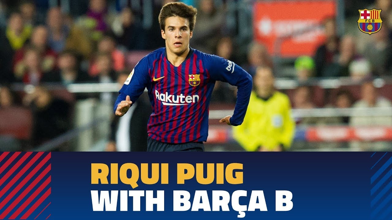 Check Out The Best Inter-plays Of Riqui Puig With Barça B - YouTube