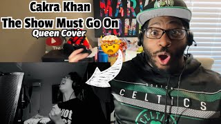 OMG!!! Cakra Khan - The Show Must Go On (Queen Cover) REACTION!!!!