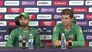 Mohammad Rizwan and Shaheen Afridi addressed the post match press conference | IND vs PAK - T20 WC