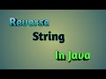 How to reverse a String in java using recursion?