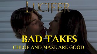 Lucifer Recut - Chloe and Maze Are Good - Kissing Scene [BLOOPER]