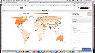 FLOURISH TUTORIAL: PART 3 - Visualizing a basic world map